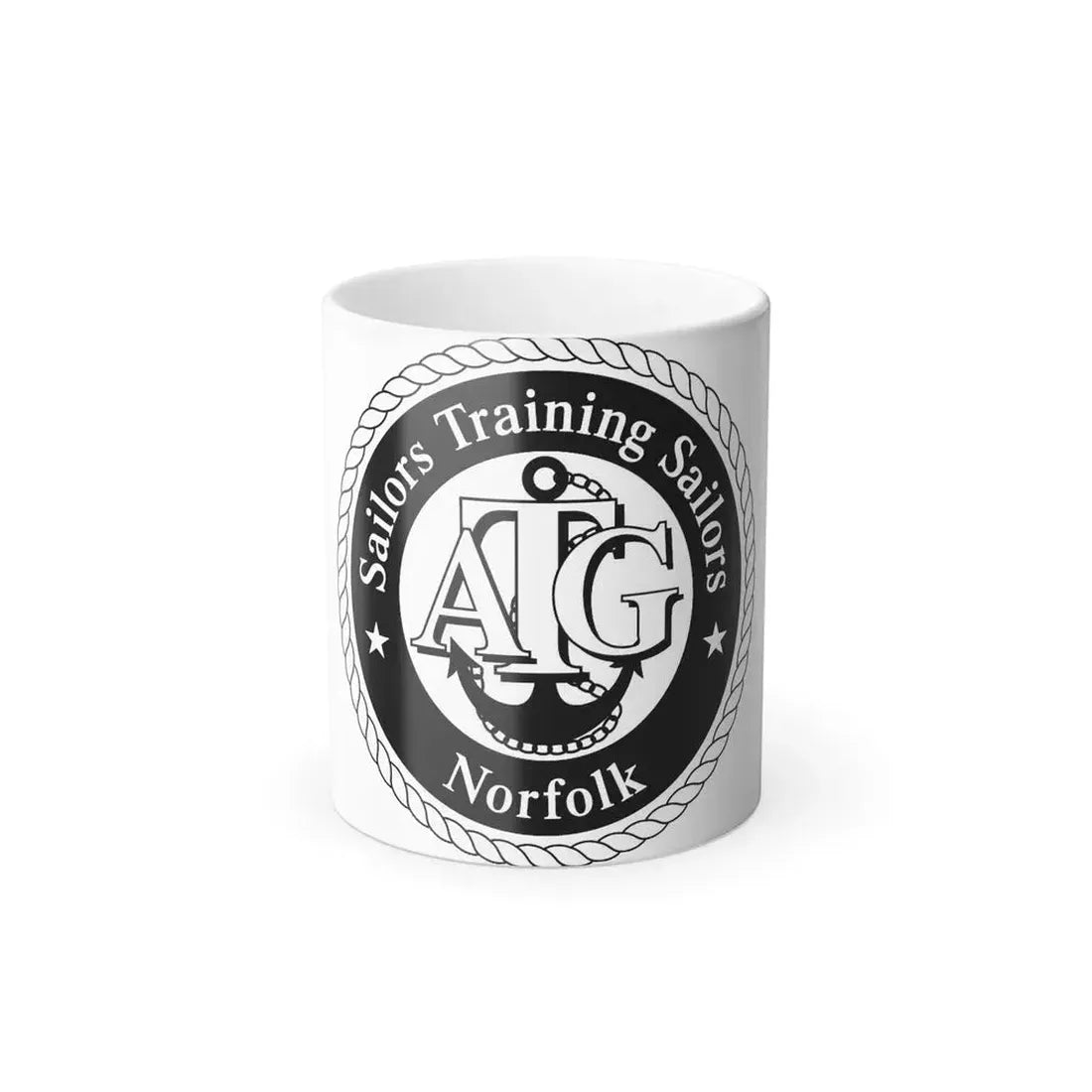 AFLOAT Training Group ATG Norfolk BW (U.S. Navy) Color Changing Mug 11oz Default Title 11oz - Go Mug Yourself