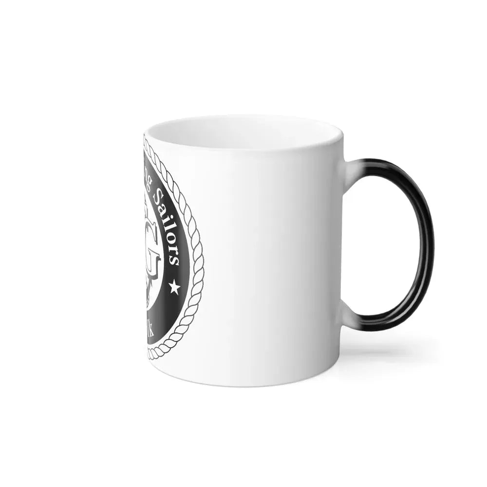 AFLOAT Training Group ATG Norfolk BW (U.S. Navy) Color Changing Mug 11oz - Go Mug Yourself