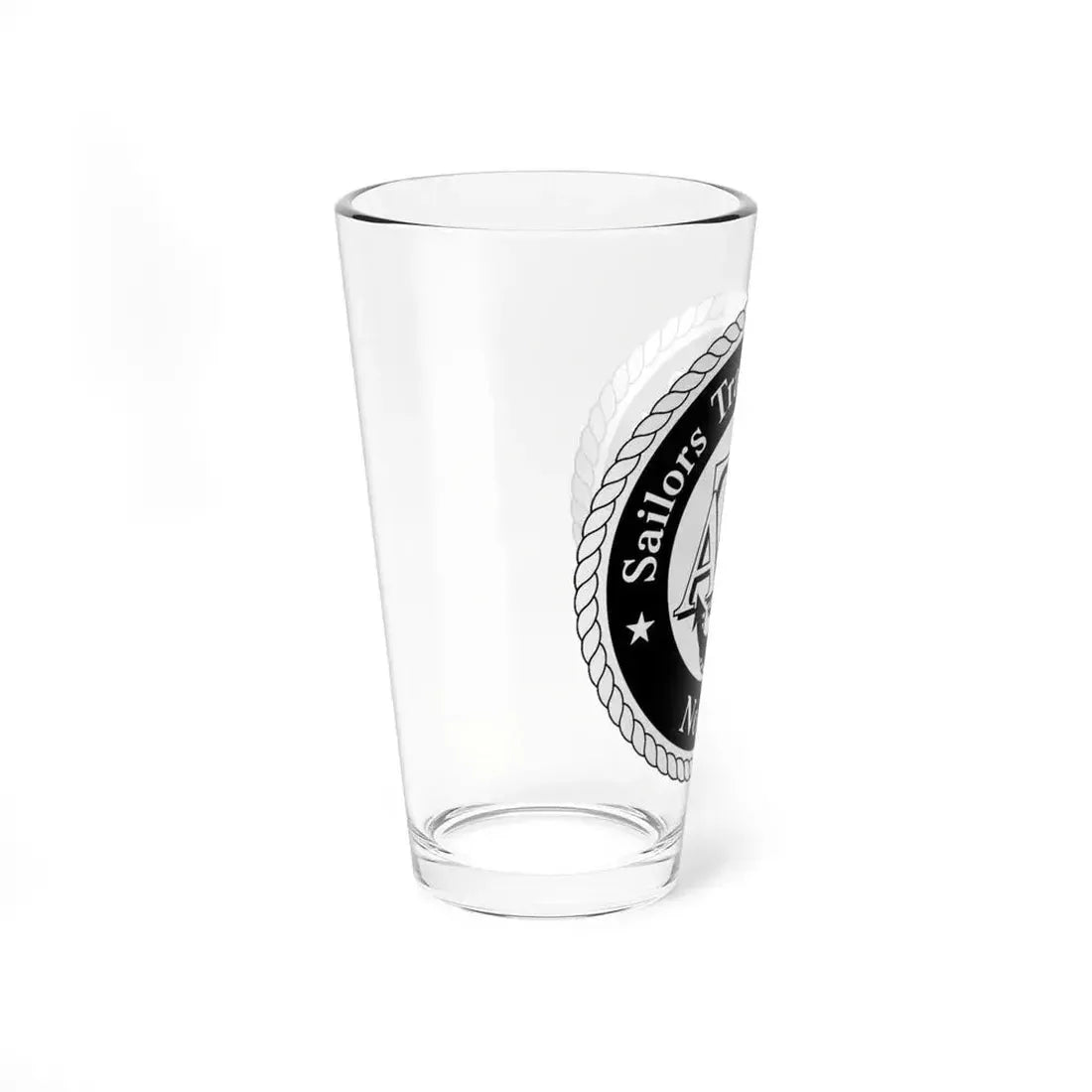 AFLOAT Training Group ATG Norfolk BW (U.S. Navy) Pint Glass 16oz - Go Mug Yourself