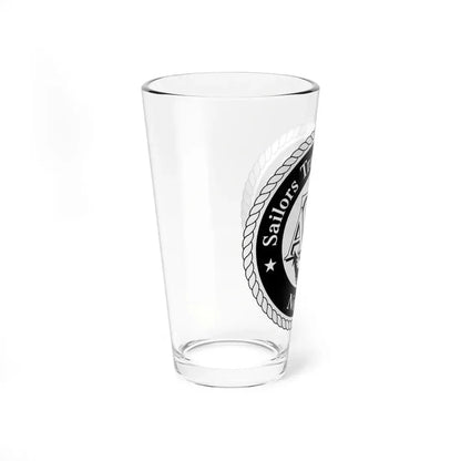 AFLOAT Training Group ATG Norfolk BW (U.S. Navy) Pint Glass 16oz - Go Mug Yourself