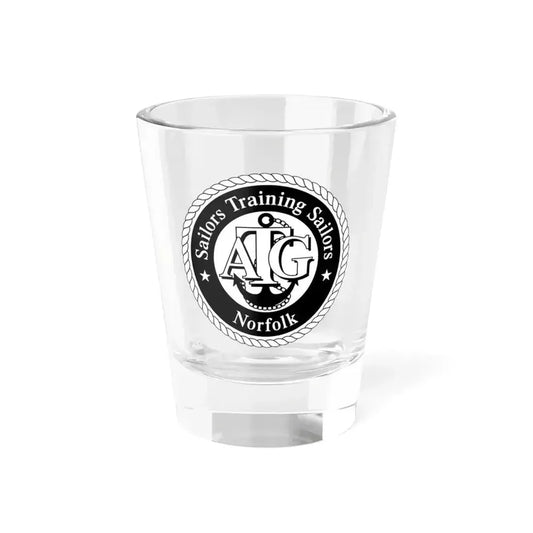 AFLOAT Training Group ATG Norfolk BW (U.S. Navy) Shot Glass 1.5oz 1.5oz - Go Mug Yourself