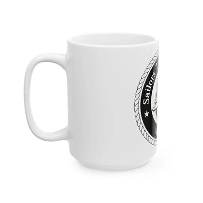 AFLOAT Training Group ATG Norfolk BW (U.S. Navy) White Coffee Mug - Go Mug Yourself