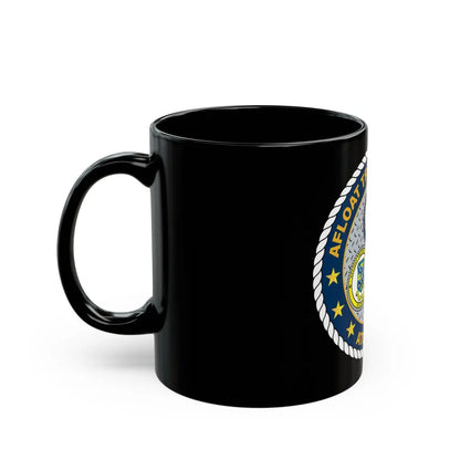 Afloat Training Group Atlantic (U.S. Navy) Black Coffee Mug-Go Mug Yourself