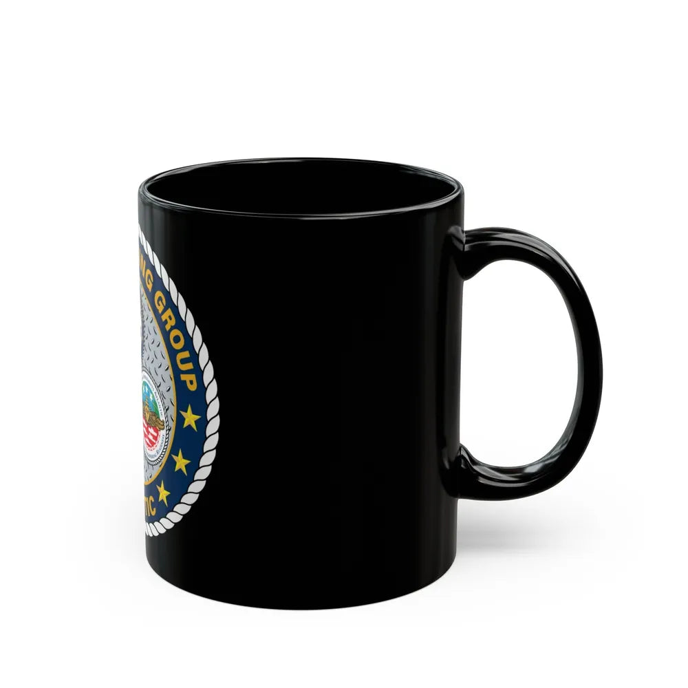 Afloat Training Group Atlantic (U.S. Navy) Black Coffee Mug-Go Mug Yourself