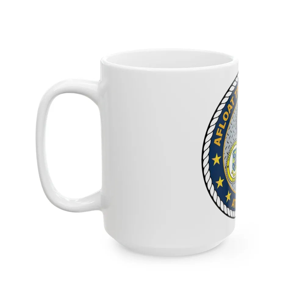 Afloat Training Group Atlantic (U.S. Navy) White Coffee Mug-Go Mug Yourself