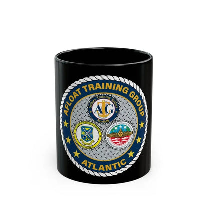 Afloat Training Group Atlantic (U.S. Navy) Black Coffee Mug 11oz - Go Mug Yourself