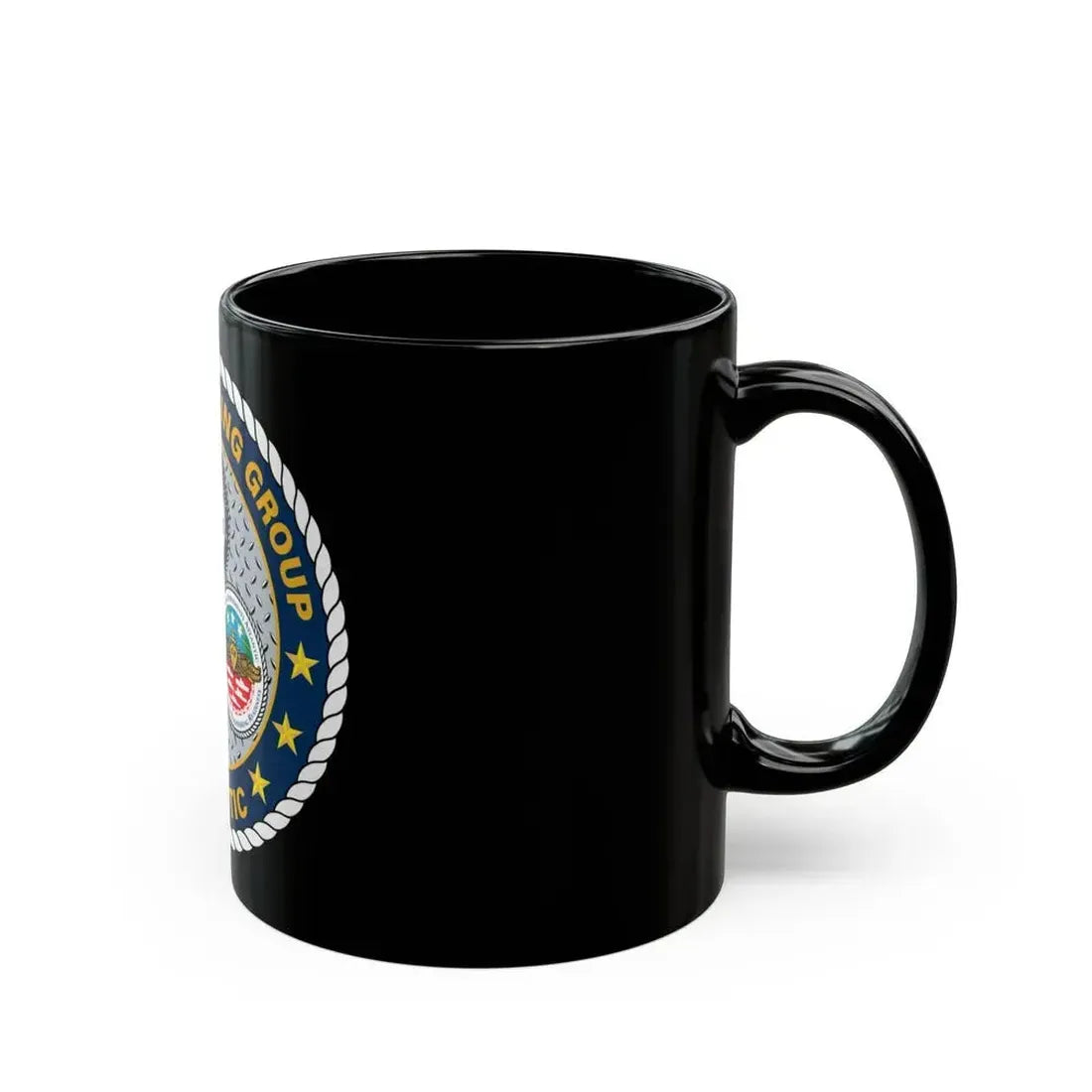 Afloat Training Group Atlantic (U.S. Navy) Black Coffee Mug - Go Mug Yourself