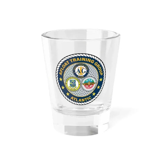 Afloat Training Group Atlantic (U.S. Navy) Shot Glass 1.5oz 1.5oz - Go Mug Yourself