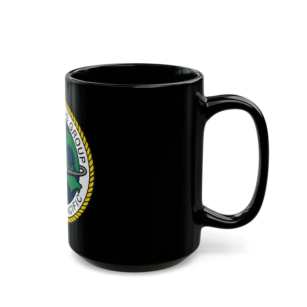 AFLOAT Training Group MID PACIFIC (U.S. Navy) Black Coffee Mug-Go Mug Yourself