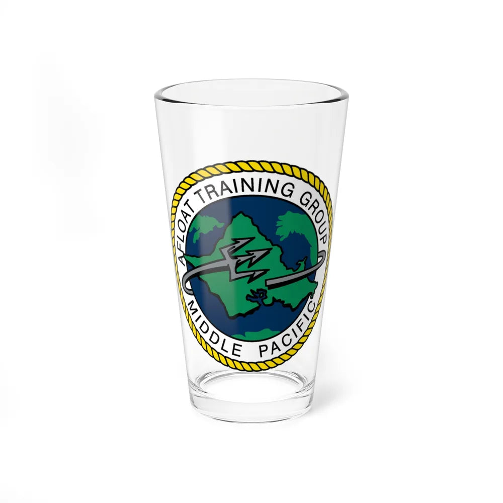 AFLOAT Training Group MID PACIFIC (U.S. Navy) Pint Glass 16oz-16oz-Go Mug Yourself