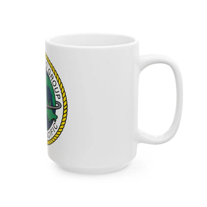 AFLOAT Training Group MID PACIFIC (U.S. Navy) White Coffee Mug-Go Mug Yourself