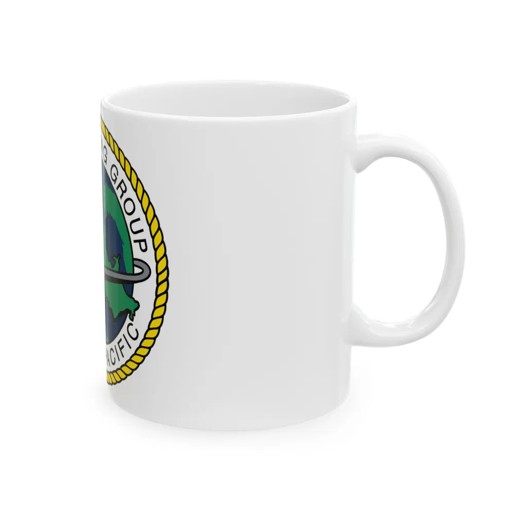 AFLOAT Training Group MID PACIFIC (U.S. Navy) White Coffee Mug-Go Mug Yourself