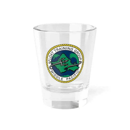 AFLOAT Training Group MID PACIFIC (U.S. Navy) Shot Glass 1.5oz 1.5oz - Go Mug Yourself
