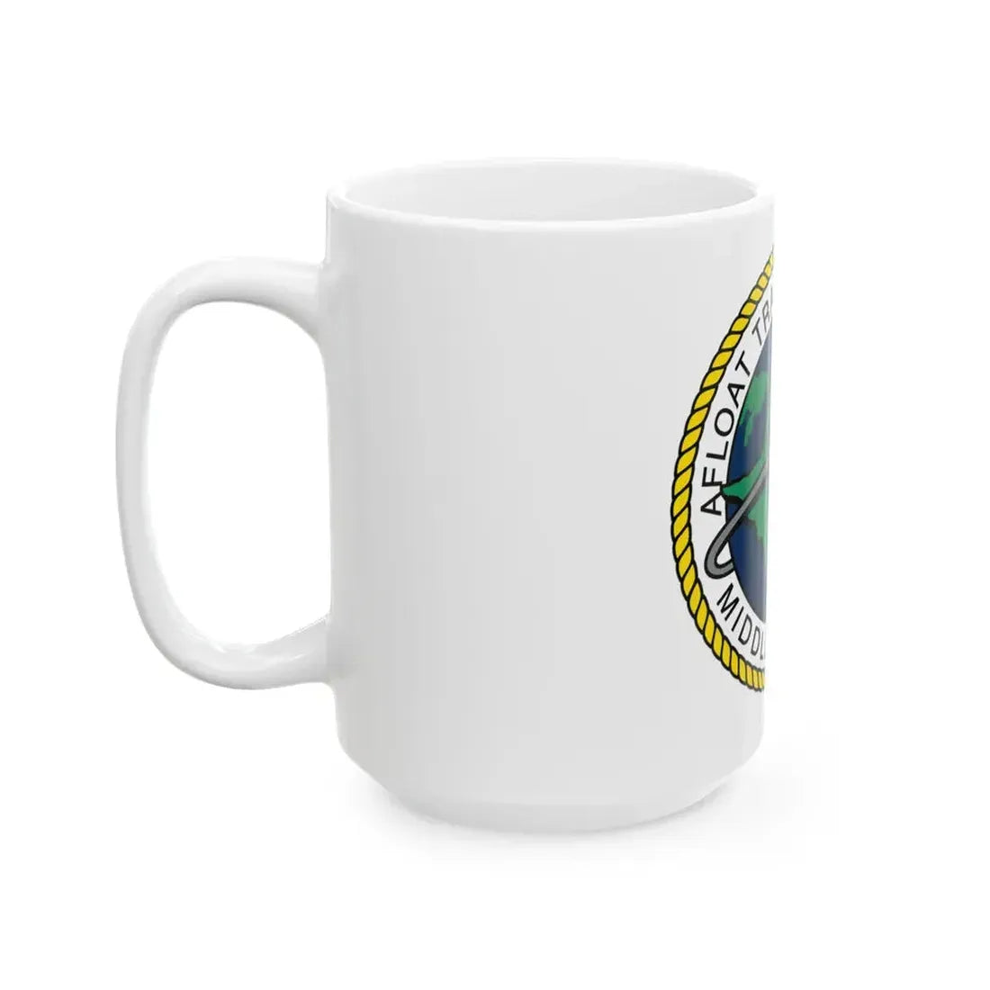 AFLOAT Training Group MID PACIFIC (U.S. Navy) White Coffee Mug - Go Mug Yourself