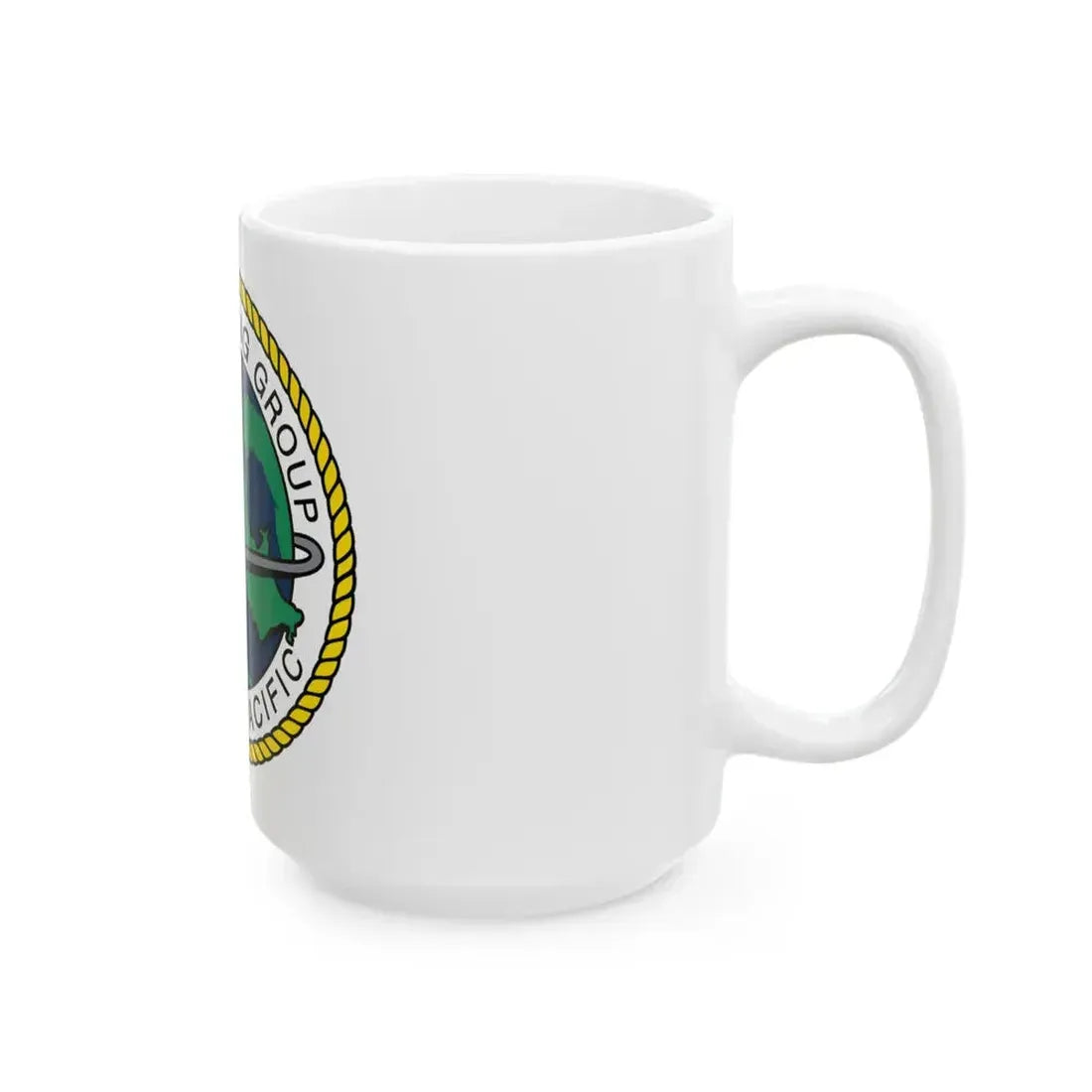 AFLOAT Training Group MID PACIFIC (U.S. Navy) White Coffee Mug - Go Mug Yourself