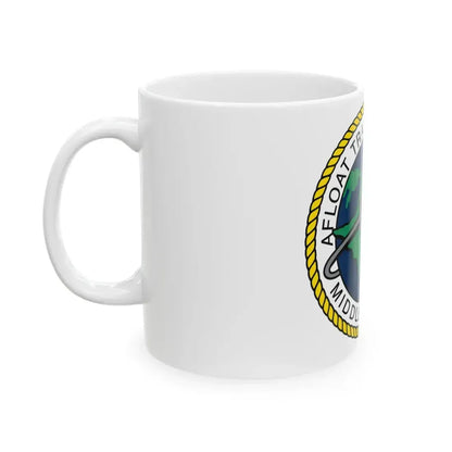 AFLOAT Training Group MID PACIFIC (U.S. Navy) White Coffee Mug - Go Mug Yourself