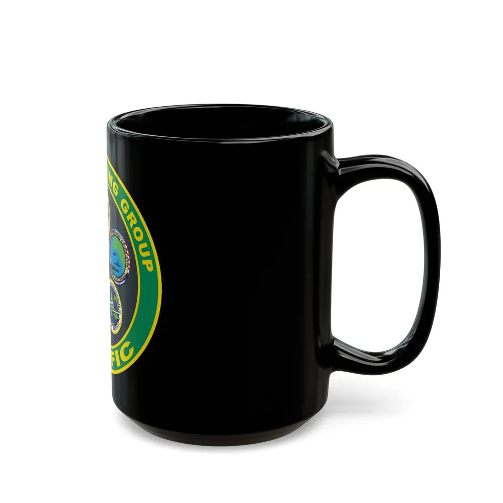 Afloat Training Group Pacific (U.S. Navy) Black Coffee Mug-Go Mug Yourself