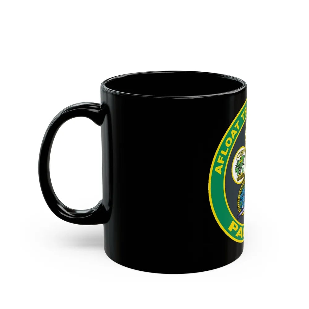 Afloat Training Group Pacific (U.S. Navy) Black Coffee Mug-Go Mug Yourself