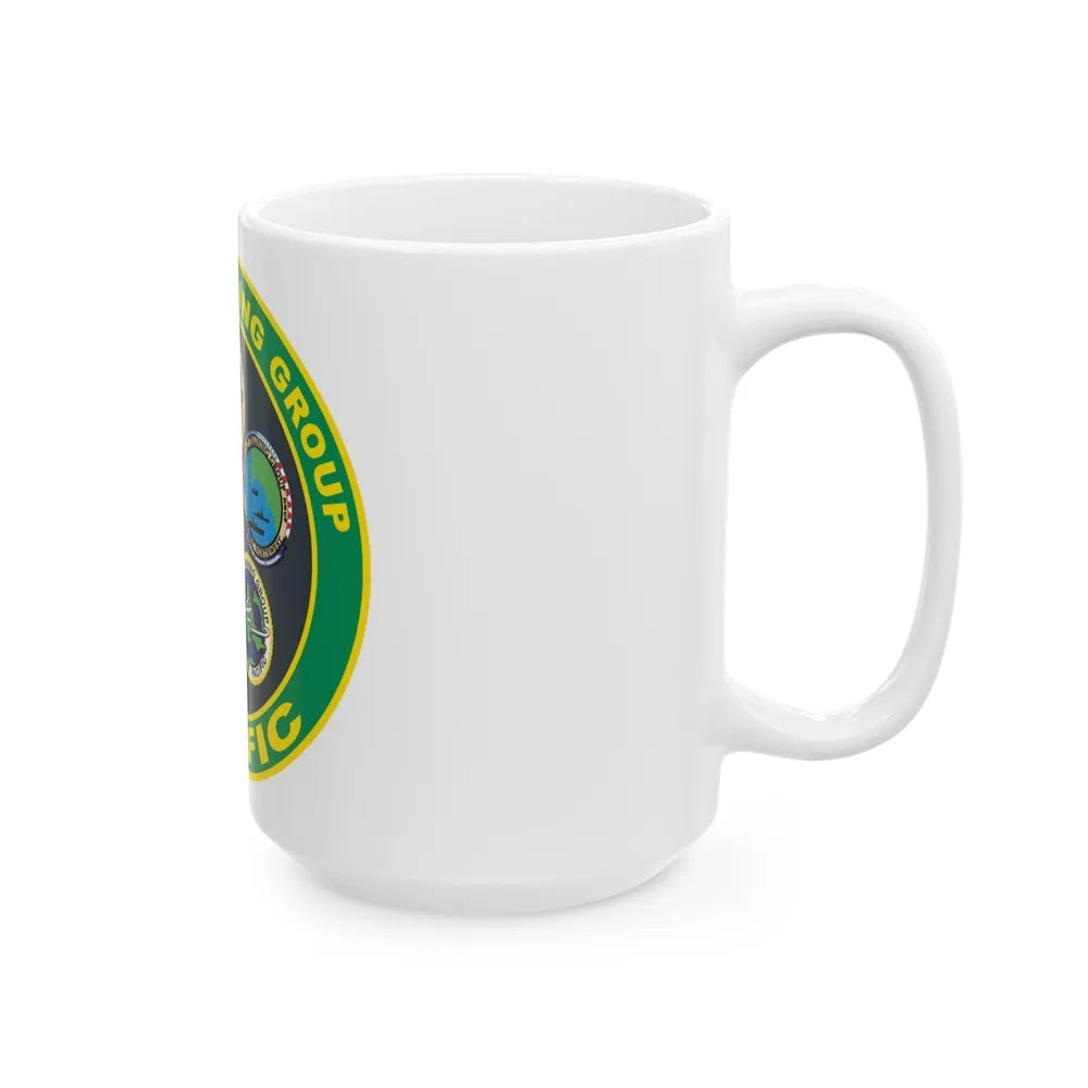 Afloat Training Group Pacific (U.S. Navy) White Coffee Mug-Go Mug Yourself