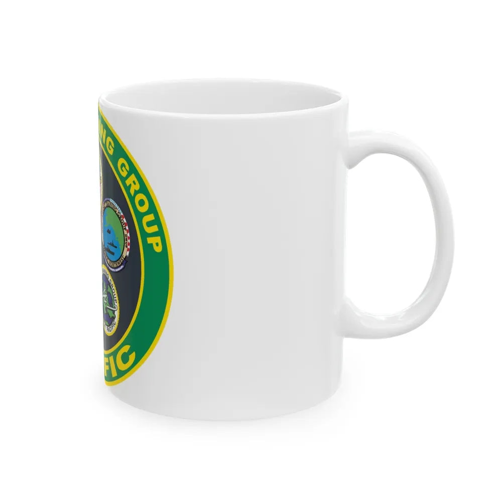 Afloat Training Group Pacific (U.S. Navy) White Coffee Mug-Go Mug Yourself