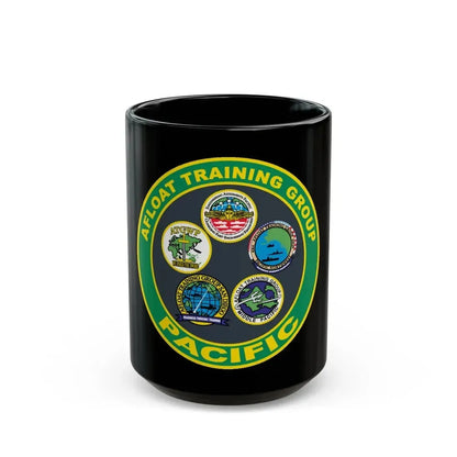 Afloat Training Group Pacific (U.S. Navy) Black Coffee Mug 15oz - Go Mug Yourself