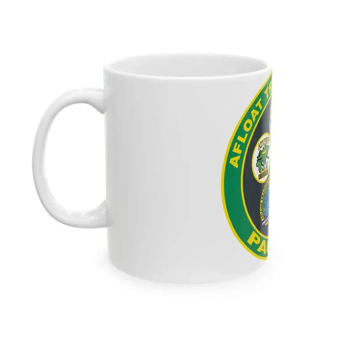 Afloat Training Group Pacific (U.S. Navy) White Coffee Mug - Go Mug Yourself