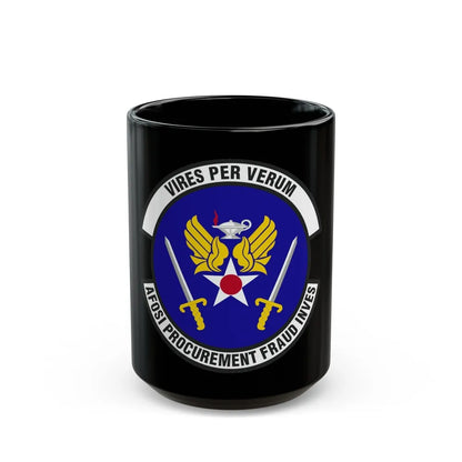 AFOSI Office of Procurement Fraud Investigations (U.S. Air Force) Black Coffee Mug-15oz-Go Mug Yourself