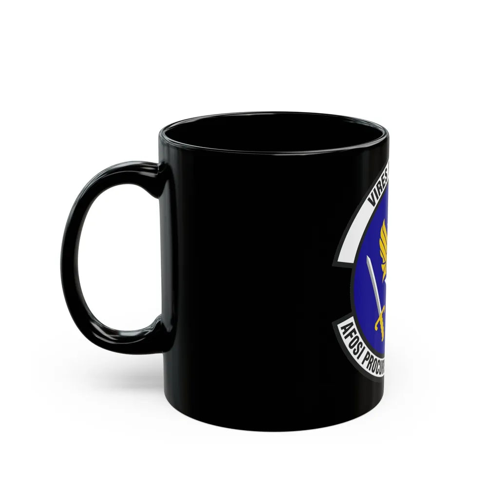 AFOSI Office of Procurement Fraud Investigations (U.S. Air Force) Black Coffee Mug-Go Mug Yourself