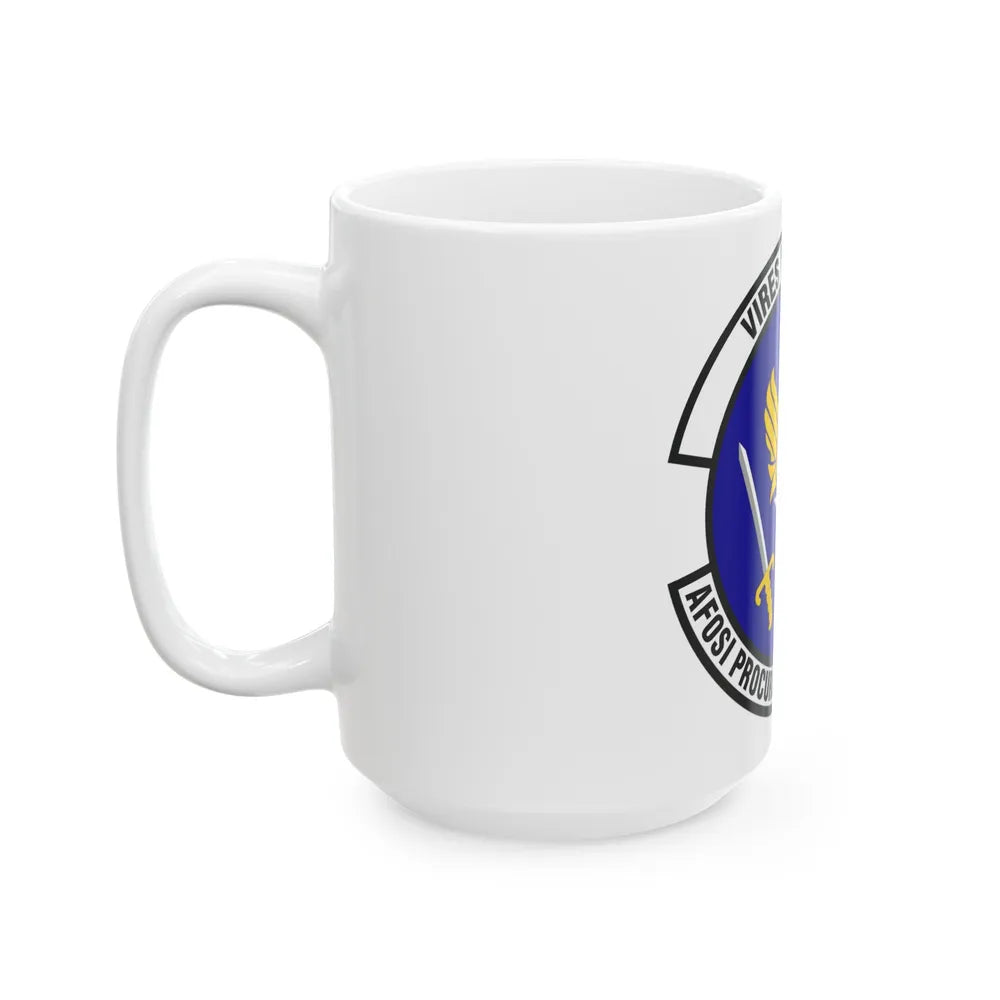 AFOSI Office of Procurement Fraud Investigations (U.S. Air Force) White Coffee Mug-Go Mug Yourself