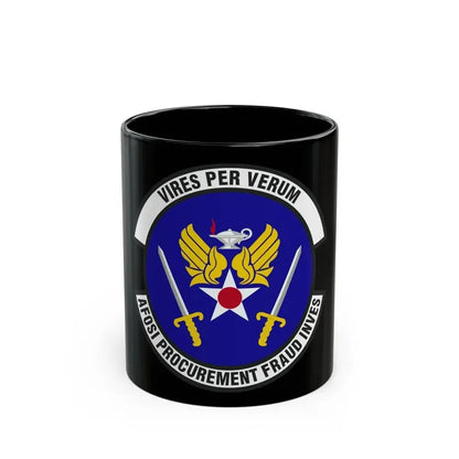 AFOSI Office of Procurement Fraud Investigations (U.S. Air Force) Black Coffee Mug 11oz - Go Mug Yourself