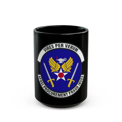 AFOSI Office of Procurement Fraud Investigations (U.S. Air Force) Black Coffee Mug 15oz - Go Mug Yourself
