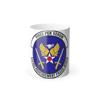 AFOSI Office of Procurement Fraud Investigations (U.S. Air Force) Color Changing Coffee Mug 11oz - Go Mug Yourself