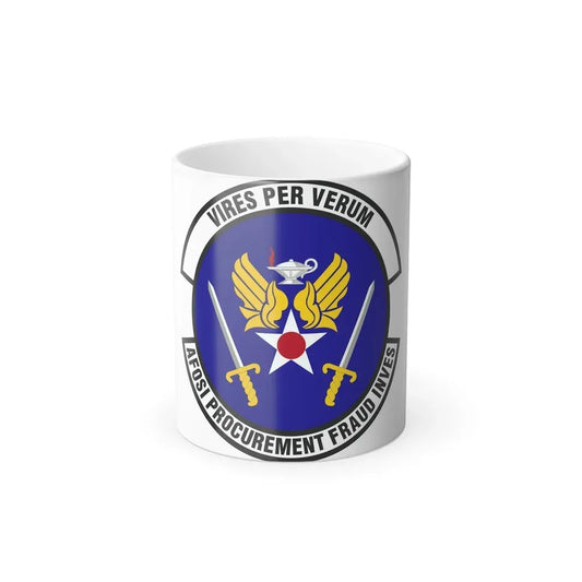 AFOSI Office of Procurement Fraud Investigations (U.S. Air Force) Color Changing Coffee Mug 11oz - Go Mug Yourself