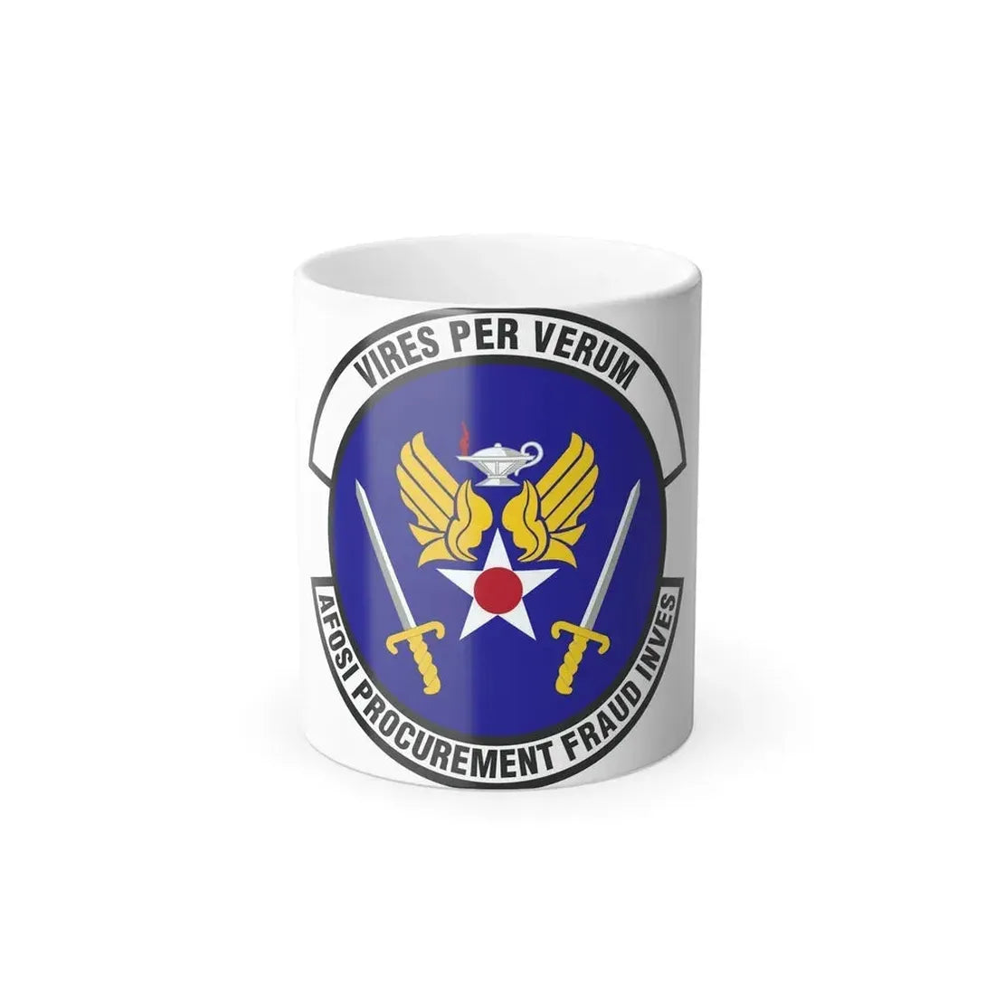 AFOSI Office of Procurement Fraud Investigations (U.S. Air Force) Color Changing Coffee Mug 11oz - Go Mug Yourself