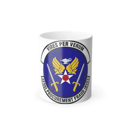 AFOSI Office of Procurement Fraud Investigations (U.S. Air Force) Color Changing Coffee Mug 11oz - Go Mug Yourself