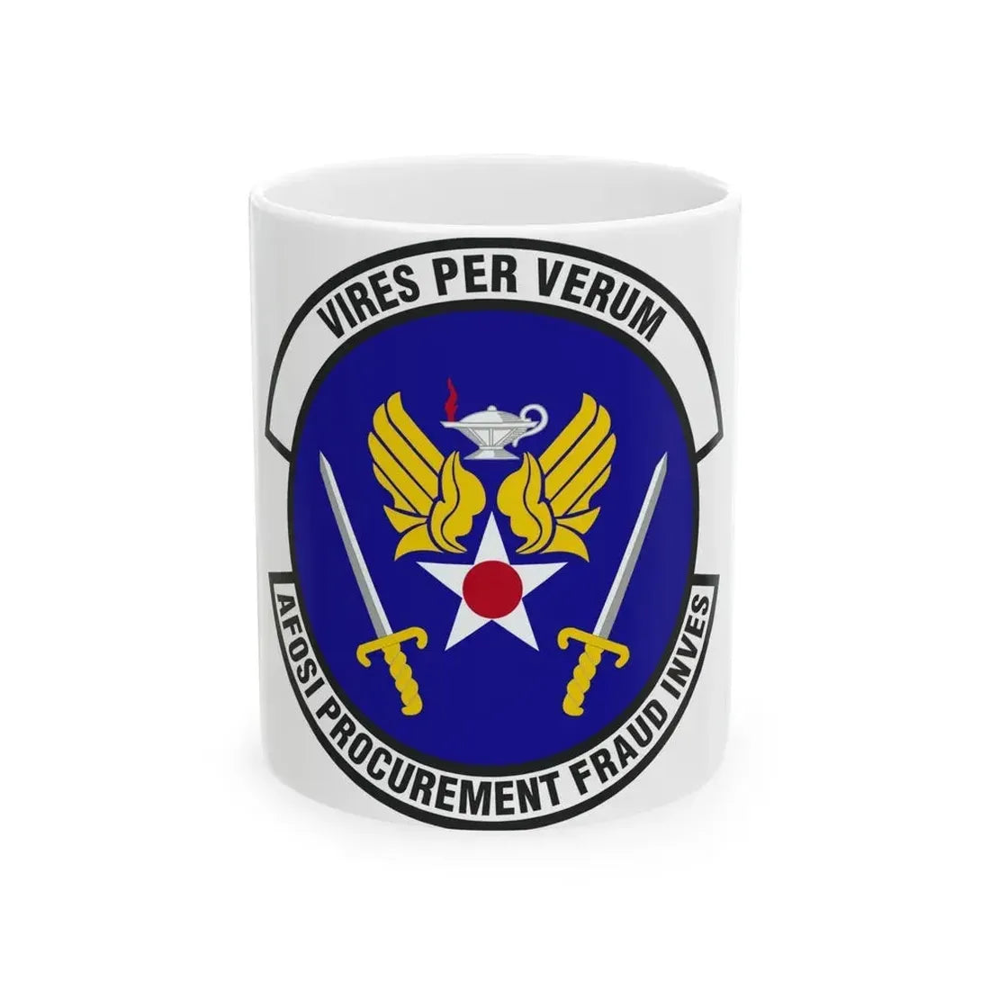 AFOSI Office of Procurement Fraud Investigations (U.S. Air Force) White Coffee Mug - Go Mug Yourself