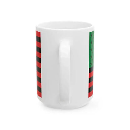 African America Flag (United States) White Coffee Mug - Go Mug Yourself