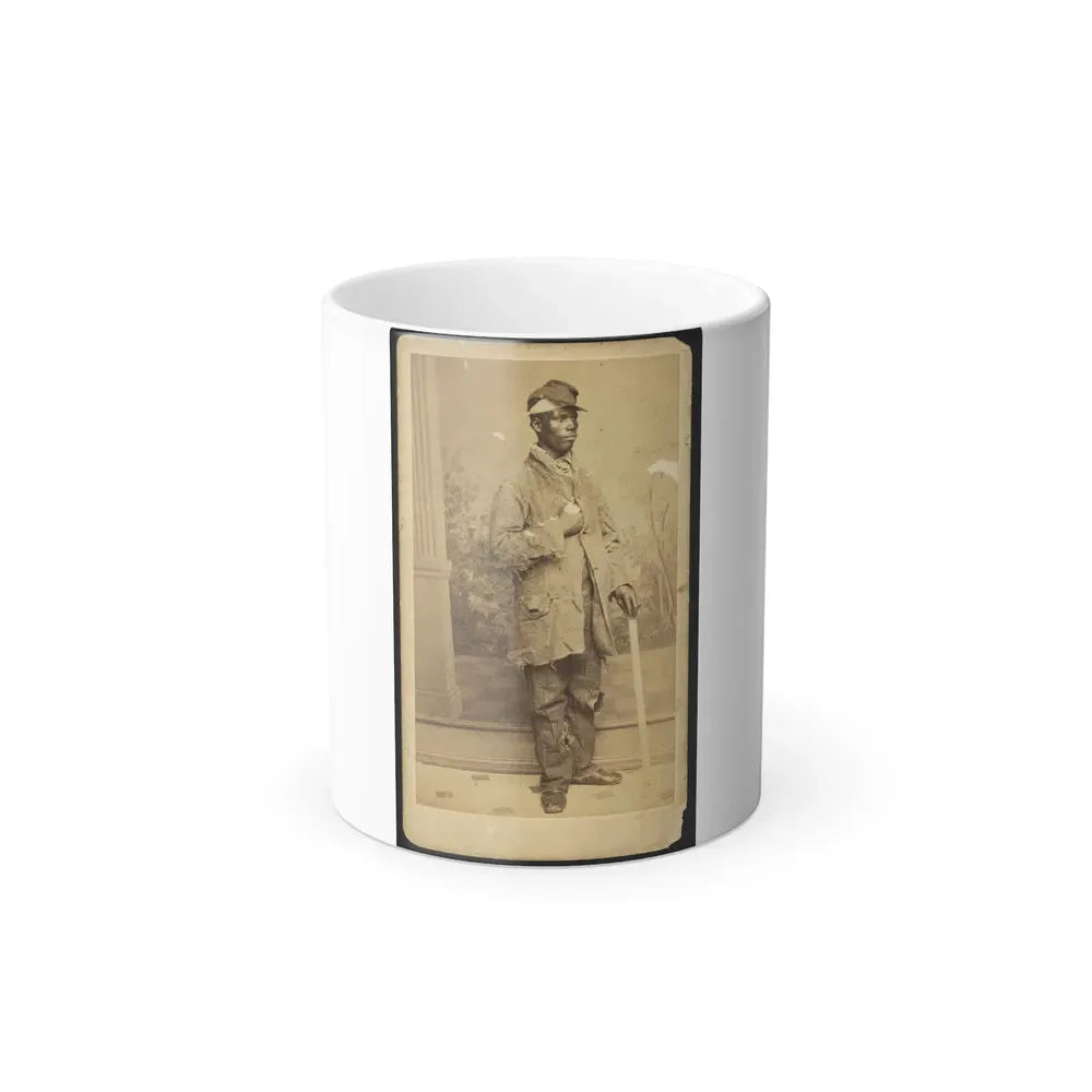 African American Man, Full-Length Portrait, Facing Right (U.S. Civil War) Color Changing Coffee Mug 11oz Default Title 11oz - Go Mug Yourself