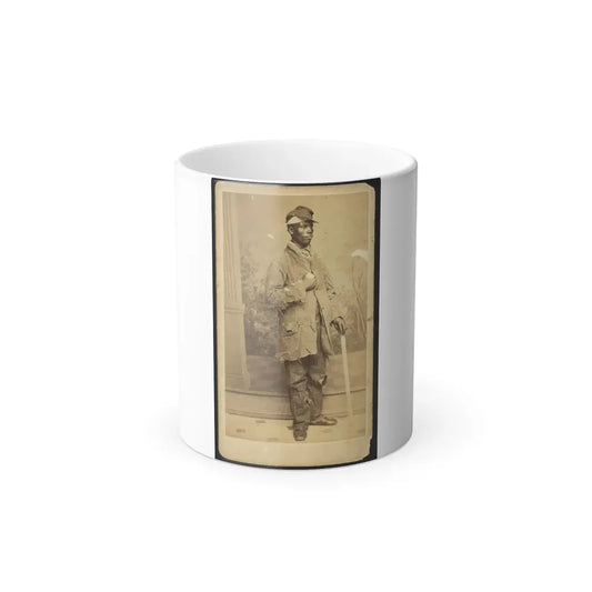 African American Man, Full-Length Portrait, Facing Right (U.S. Civil War) Color Changing Coffee Mug 11oz Default Title 11oz - Go Mug Yourself