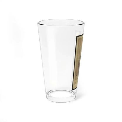 African American Man, Full-Length Portrait, Facing Right (U.S. Civil War) Pint Glass 16oz - Go Mug Yourself