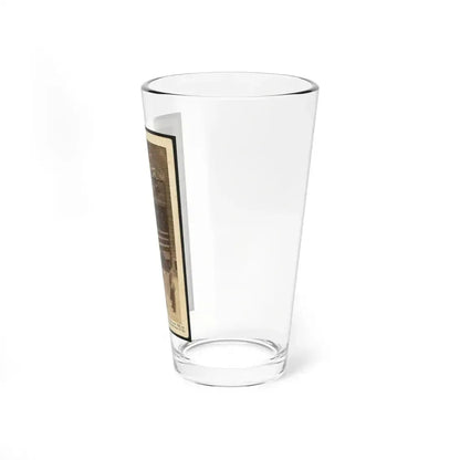 African American Men Tending A Horse (U.S. Civil War) Pint Glass 16oz - Go Mug Yourself