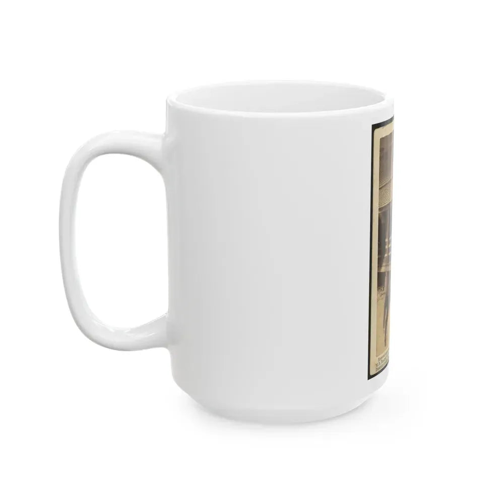 African American Men Tending A Horse (U.S. Civil War) White Coffee Mug - Go Mug Yourself