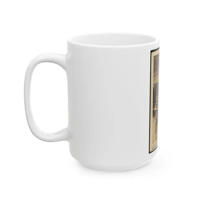 African American Men Tending A Horse (U.S. Civil War) White Coffee Mug - Go Mug Yourself