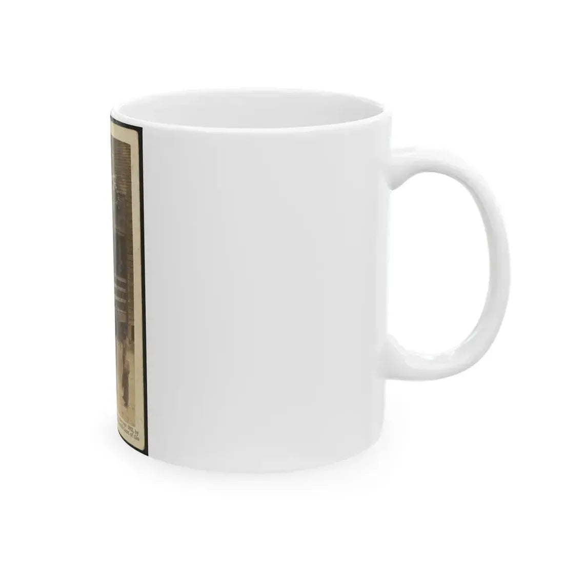 African American Men Tending A Horse (U.S. Civil War) White Coffee Mug - Go Mug Yourself