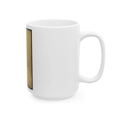 African American Soldier, Full-Length Portrait, Wearing Gar Medal, Standing Next To Table (U.S. Civil War) White Coffee Mug - Go Mug Yourself