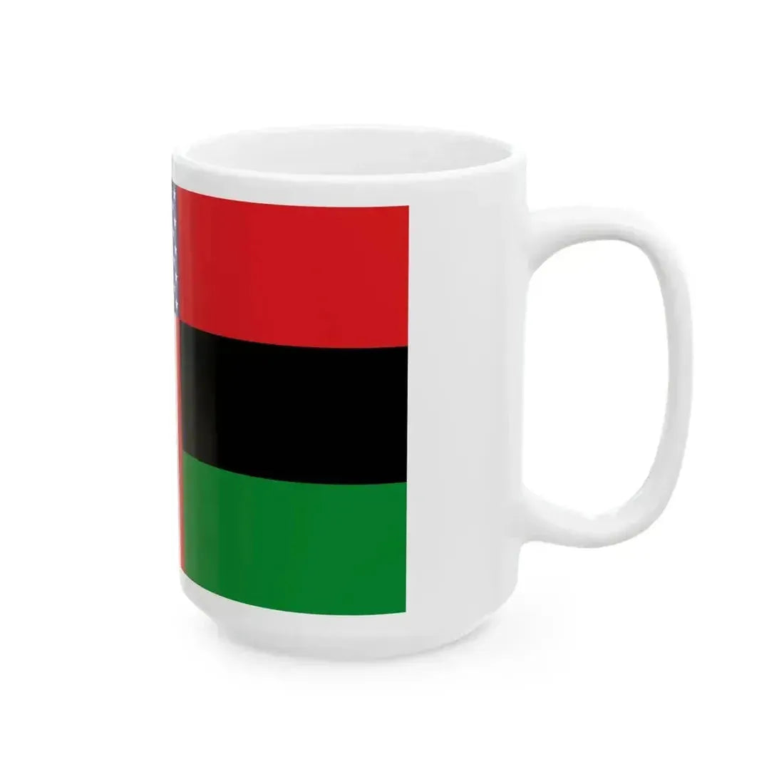 African American Unity Flag (United States) White Coffee Mug - Go Mug Yourself