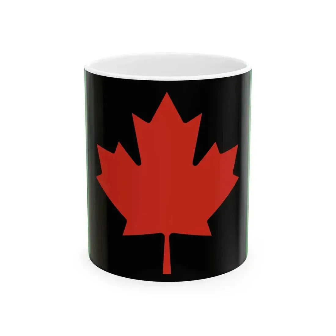 African Canada Flag (Canada) White Coffee Mug 11oz - Go Mug Yourself