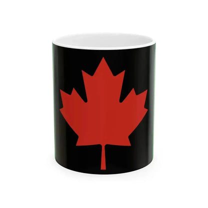 African Canada Flag (Canada) White Coffee Mug 11oz - Go Mug Yourself