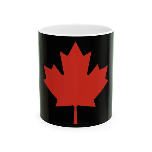 African Canada Flag (Canada) White Coffee Mug 11oz - Go Mug Yourself