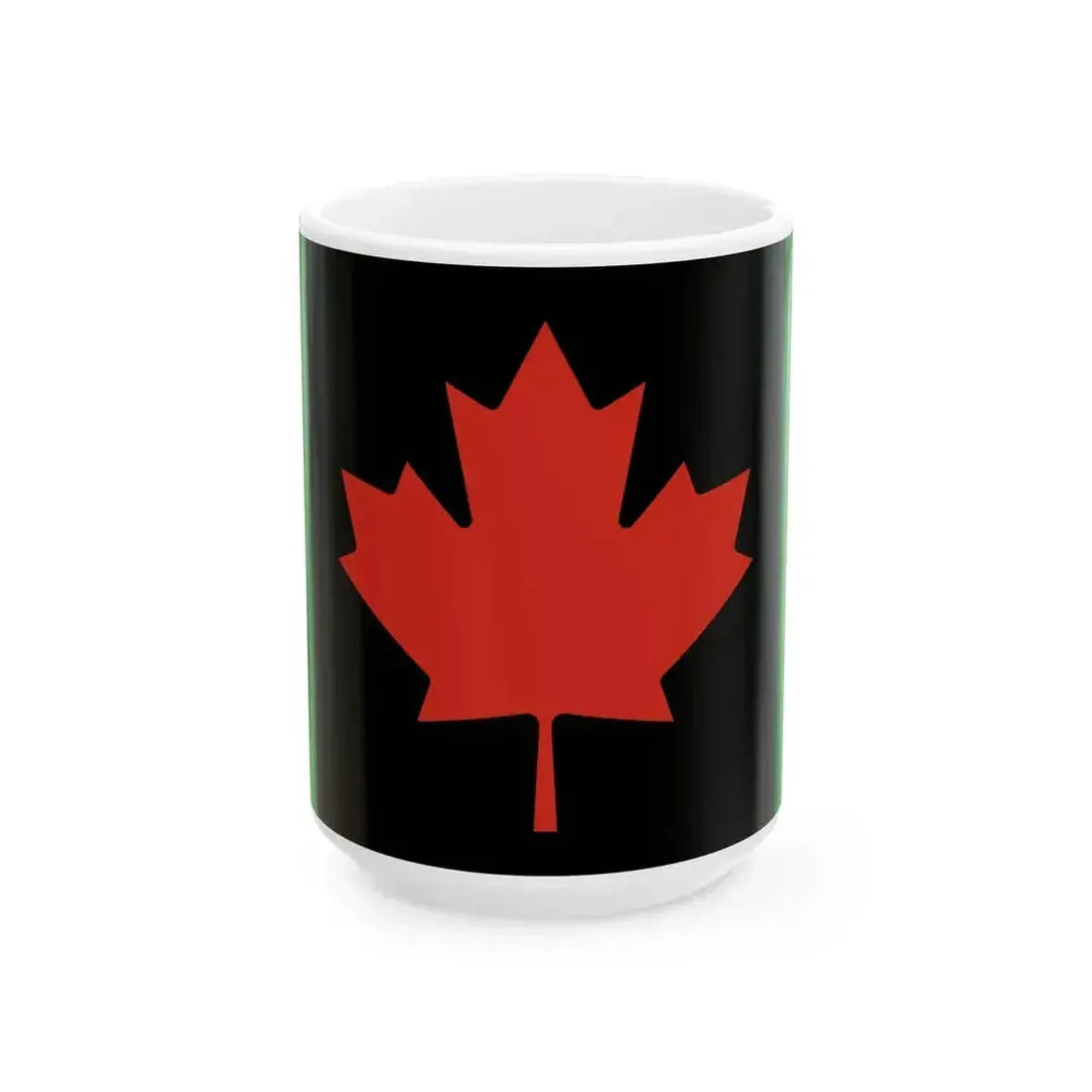 African Canada Flag (Canada) White Coffee Mug 15oz - Go Mug Yourself